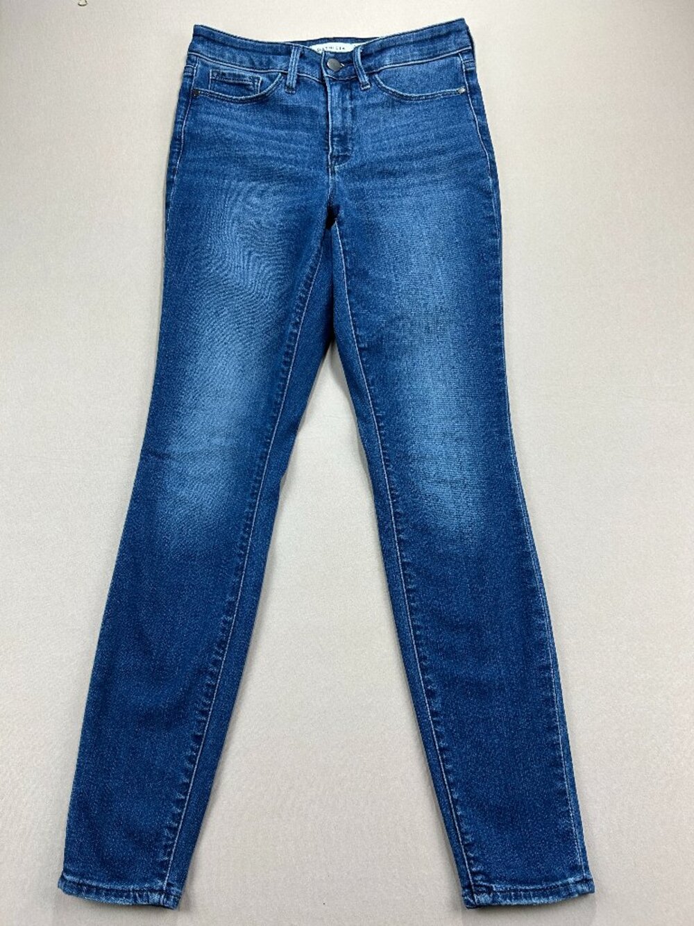 Athleta Jeans Women's Size 2 Blue Denim Mid Rise Skinny Medium Wash Stretch